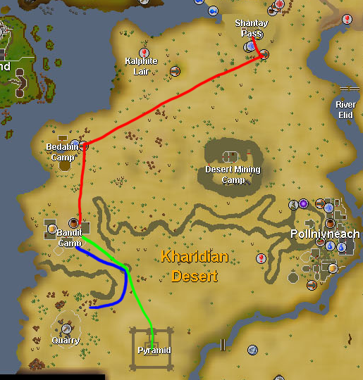 Desert map