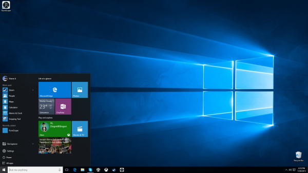 Windows 10 Desktop