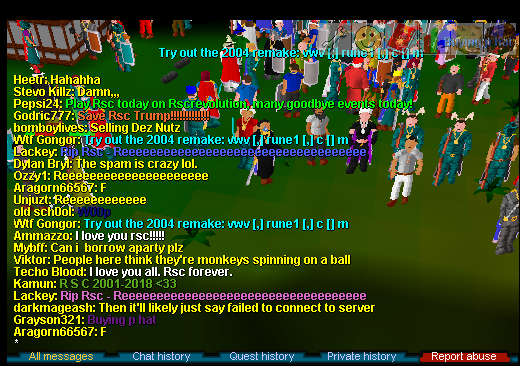 RuneScape Classic: Farewell