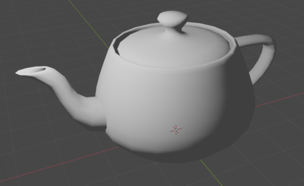 Diffuse shading of the Utah teapot