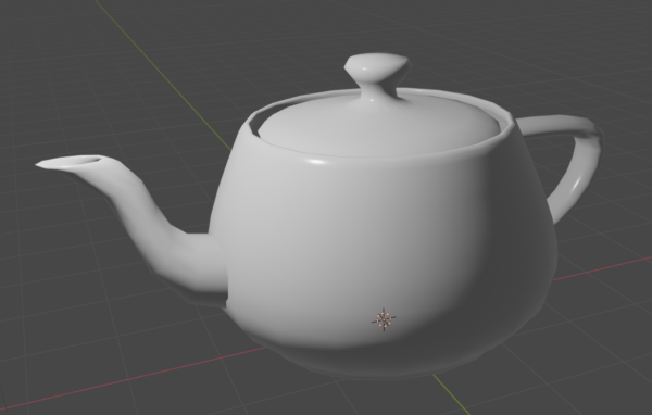 A Blinn-Phong shaded Utah teapot