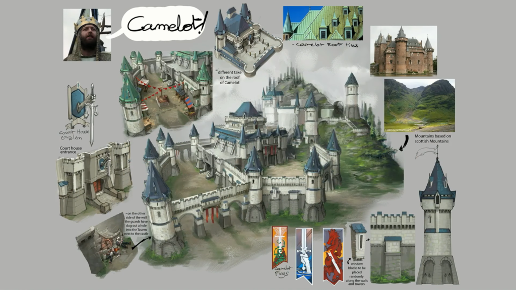 Concept art of Camelot